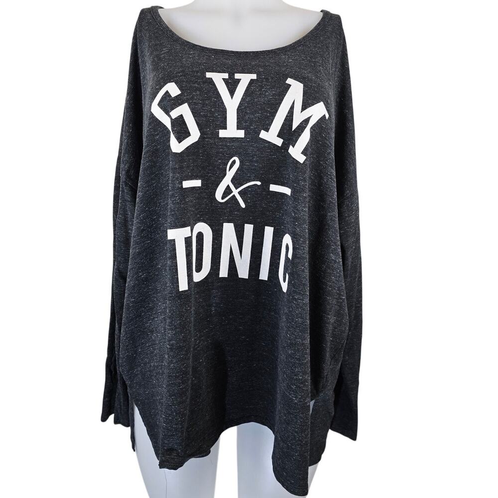 Lane Bryant Livi Active Gym & Tonic Lightweight Athletic Sweatshirt 26/28